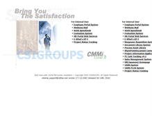 Tablet Screenshot of intranet.csigroups.com